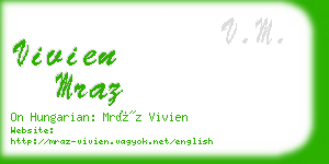 vivien mraz business card